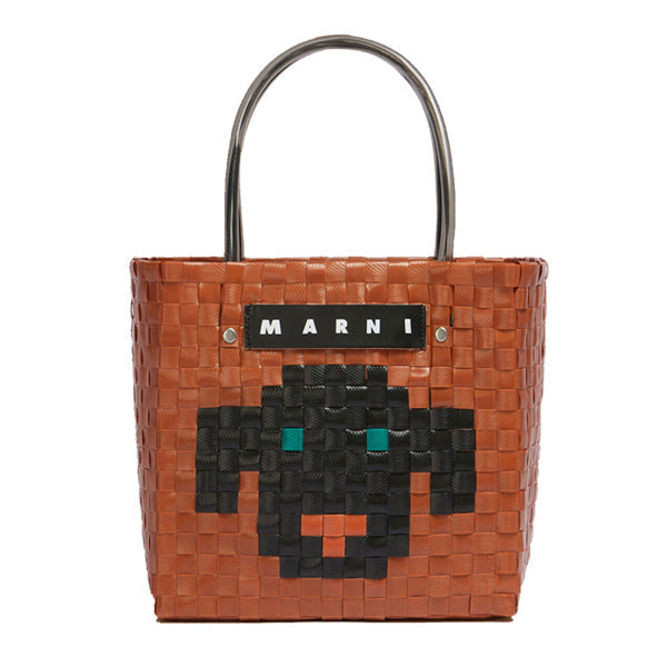【超特価アウトレットセール！】人気アイテム再入荷！MARNI(マルニ) MARKET アニマルバスケットバッグトートバッグ 人気 カゴバッグ